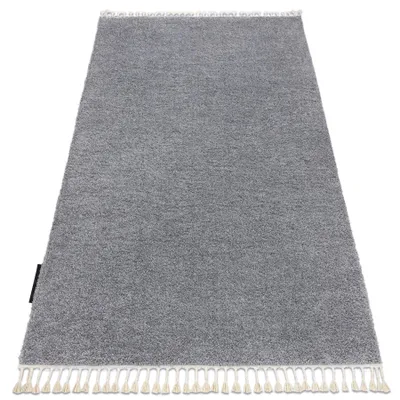 Imagen del producto de Alfombra BERBER 9000 claro Franjas Bereber Marroquí Shaggy gris 160x220 cm
