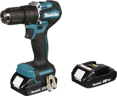 Image de Makita DHP487RAJ - Marteau perforateur/pilote - sans fil - 2 vitesses - clé de mandrin 13 mm - 40 N-m