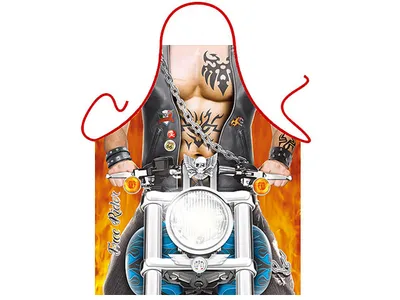 Immagine prodotto di Grembiule Giovane uomo in moto