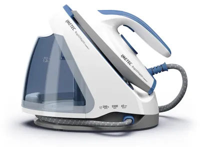 Productafbeelding van Imetec RapidVapor Compact, 2200 W, 200 g/min, 4,8 bar, 1,2 liter, Wit, Grijs, Blauw, 60 seconden