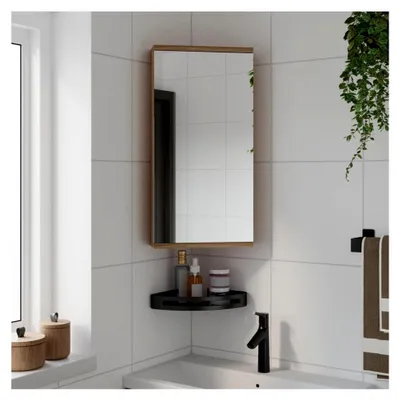 Produktbild von Waschtischunterschrank Badezimmerschrank Eiche 30x24x60 cm