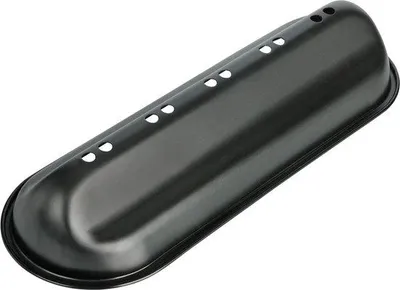 Produktbild von DigiRigi® Stollen‑Backform mit Haube – Noppen‑Backform aus Stahl, Antihaft, 39,5 x 14 x 8 cm, 1,75 l, hitzebeständig bis 230 °C