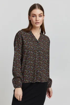 Produktbild von OXMO OXElvy - 21950000ME Damen Bluse Langarm