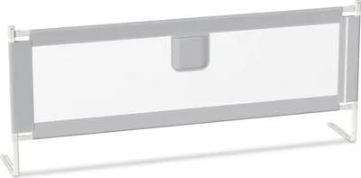 Produktbild von Faziango Baby Bettgitter 200cm Einziehbare Babybettgitter Kinder Bettgitter Bettschutzgitter Höhenverstellbar Rausfallschutz für Bett