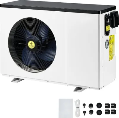 Produktbild von Energiesparende Elektrische Pool Wärmepumpe - Variable Frequenz 2,51-11,38 kW - Effiziente Poolheizung