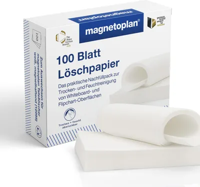 Produktbild von Magnetoplan Ferroscript Löschpapier 100St