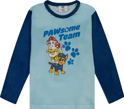 Produktbild von Paw Patrol Chase Marshall Kinder Jungen Pyjama Schlafanzug , Größe:122-128