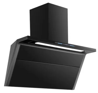 Produktbild von PKM WS55-90A+GCB Dunstabzugshaube 90 cm, Glas, Schwarz