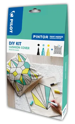 Immagine prodotto di Pilot 4160CC Set di pennarelli creativi Pintor Copricuscino fai da te - 4 pz.