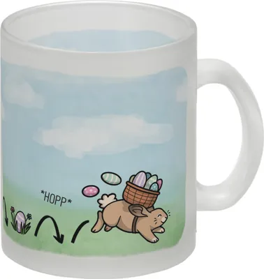 Produktbild von So läuft der Hase Glas Tasse _Glas