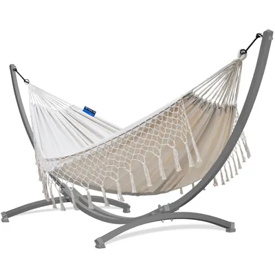 Obrázok produktu pre Potenza Hojdacia sieť s rámom Pre dve osoby Hojdačka 220x160 cm I Rám 220 kg