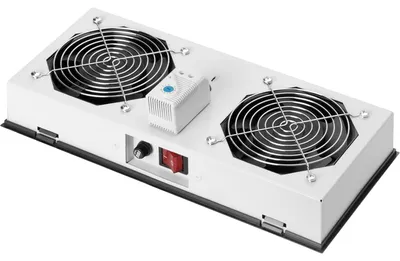 Produktbild von Digitus Lüftermodule für 19" IP55 Wandgehäuse, 276 m³/h, Grau, 1 Stück(e), 1,97 kg