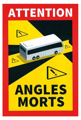 Zdjęcie produktu dla Znacznik magnetyczny martwego pola, 1 sztuka - Autobus