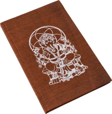 Produktbild von Notizbuch, Tagebuch - Ganesh Braun, Papier, 17*11*1 cm, Notizbücher & Tagebücher