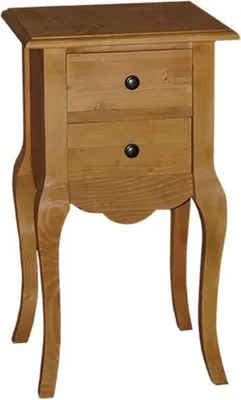 Produktbild von Casa Padrino Barock Kommode mit 2 Schubladen 40 cm - Jugendstil Landhaus Stil Möbel - Nachttisch Schrank
