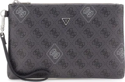 Produktbild von Guess Milano Puouch M Umhängetasche Grau  Mann Grau One Size