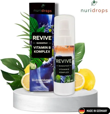 Produktbild von nuridrops REVIVE Mundspray Vitamin B Komplex