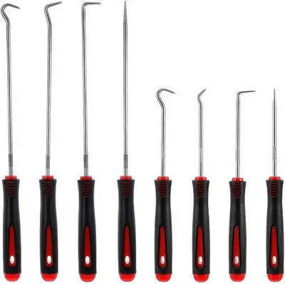 Obrázek produktu pro Sada Autopick, 8 kusů, 24/16,5 cm, přesné háčky na vytahování, pro opravy automobilů