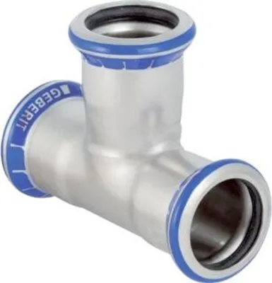 Produktbild von Geberit 31007 Mapress Edelstahl T-Stück egal