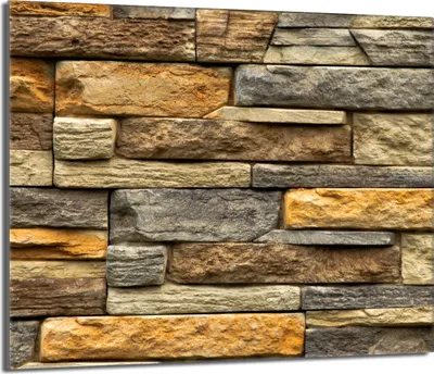 Obrázek produktu pro Kryt varné desky 60x52 keramický kryt varné desky splashback skleněná deska deco prkénko na krájení, cihlově hnědá