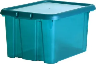 Produktbild von Aufbewahrungsbox Funny Box 18l Blau-Türkis Acidulée - Eda