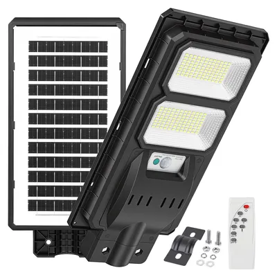 Productafbeelding van buiten LED zonnelamp beveiligingswerplamp bewegingssensor, 10000mAh