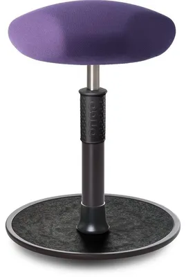 Produktbild von Sitz- Stehhocker Free Regular Triangel Gestrick Lila schwarz /schwarz.