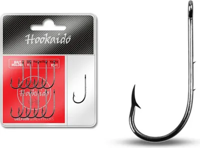 Produktbild von Delphin Hookaido Einzelhaken mit Köderhalter #10