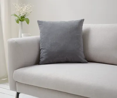 Produktbild von DELIFE Kissen Dalma 50x50 cm Velour Grau