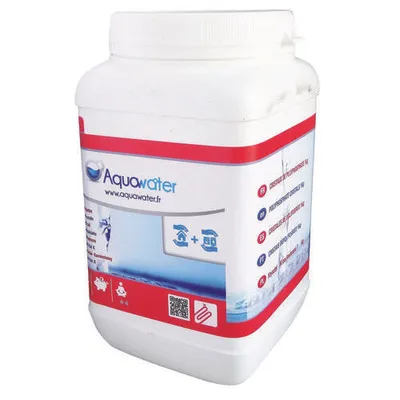 Produktbild von AQUAWATER 105015 – Polyphosphat-Nachfüllpackung gegen Kalkablagerungen – 1 kg