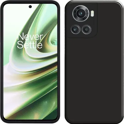 Produktbild von OnePlus 10R 5G Hülle, Flüssig Silikon Weich Gummi Schutzhülle für OnePlus 10R 5G Black