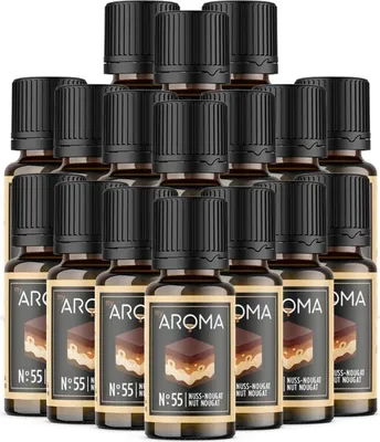 Produktbild von myAROMA flavour drops Nuss-Nougat, 17x10ml - Zuckerfrei, Kalorienfrei & Vegan