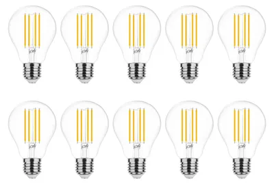 Produktbild von Modee E27 LED Filamentlampe 10W 1350lm 2700K Warmweiß Dimmbar 10 Stück