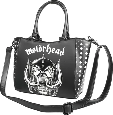 Produktbild von Motörhead Handtasche Damen Snaggletooth schwarz/weiß Standard