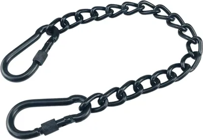Produktbild von Hängesessel Hängematte Edelstahl Verbindung gedrehte Kette lange Schaukel Elektrophorese schwarz Newchain Sandbag Connect Set
