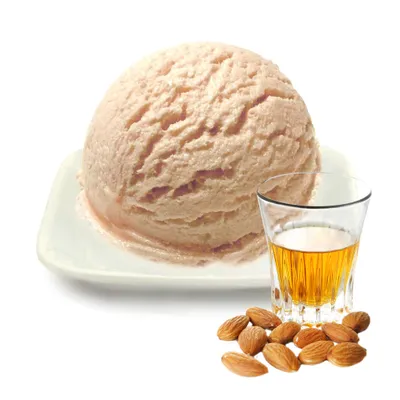 Produktbild von Amaretto Low Carb Eis Pulver Vegan Zuckerfrei Laktosefrei 333 g