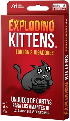 Obrázok produktu pre Asmodee Exploding Kittens EKIEK09ES, Kartová hra, Párty, 7 rok / roky, 10 min