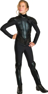 Produktbild von Deluxe Katniss Girls Costume - Size S