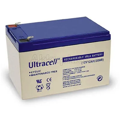 Produktbild von Ultracell Bleiakku 12 V, 12 Ah () Faston (4,8 mm) Bleiakku AKKU 12-12 (187)  (UCG12-12) Ultracell