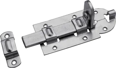 Produktbild von DENI® Türriegel,mit Schlaufe,gerade galvanisch verzinkt