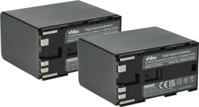 Produktbild von vhbw 2x Akku kompatibel mit Canon XF300, XF305, XF100, XF105 Videokamera Camcorder (6600 mAh, 7,4 V, Li-Ion)