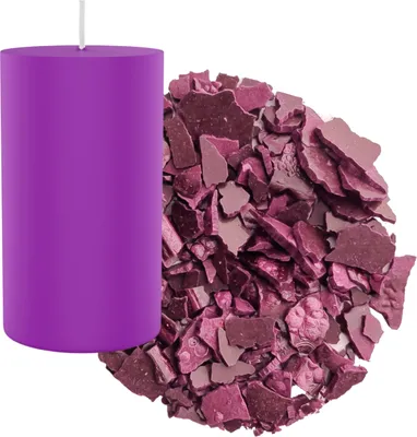 Image de Couleur de bougie violette 10 g