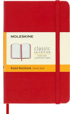 Produktbild von Moleskine Notizbuch, P/A6, Liniert, Hard Cover, Scharlachrot