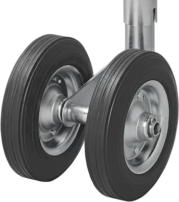 Zdjęcie produktu dla Podwójne koło kopiujące 48 mm z oponami z pełnej gumy naturalnej 200 x 50 mm
