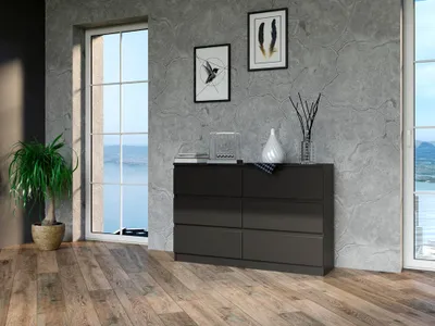 Produktbild von Kommode, 120/140 cm Breiten, 6 Schubladen