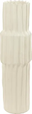 Image de Vase LONGA en céramique crème – Ø17x58 cm