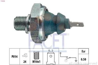 Produktbild von FACET 7.0138 Öldruckschalter Öldrucksensor für VW Golf IV Schrägheck (1J1) Golf IV Variant (1J5) Lupo (6X1, 6E1) Polo Schrägheck (6N1) für SKODA