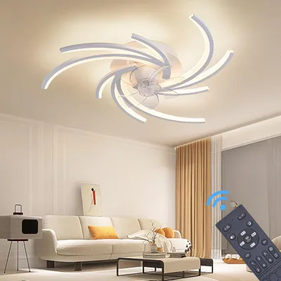 Produktbild von LED Beleuchtung mit Fernbedienung Lichtfarbe/Helligkeit einstellbar 6 Geschwindigkeiten, timer 2 Stunden Sommer-, und Wintermodus 2042YT-3W
