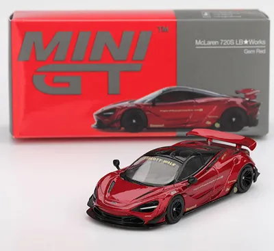 Produktbild von McLaren 720S LBWorks GEM RED 2022 - Mini GT 1:64
