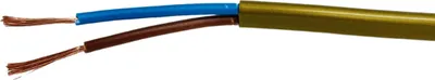 Produktbild von Flaches Elektrokabel GOLDEN H03VVH2F OMYp 300V 2x0,75 flach verseilt 1m
